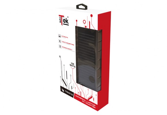 CARICABATTERIE PER NOTEBOOK ITEK 120W ITNBAE120 CON 12 CONNETTORI